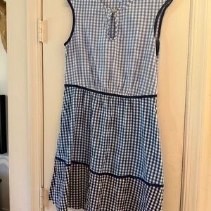 Blue Gingham Draper James Sleeveless Dress Size 10